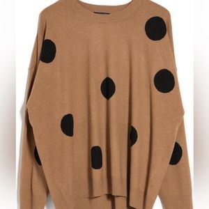 Tahari Polka Dot Sweater